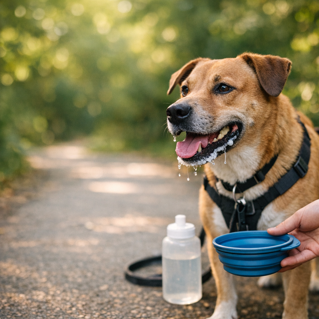 Wit schuim bij de bek van je hond: oorzaken en hulp