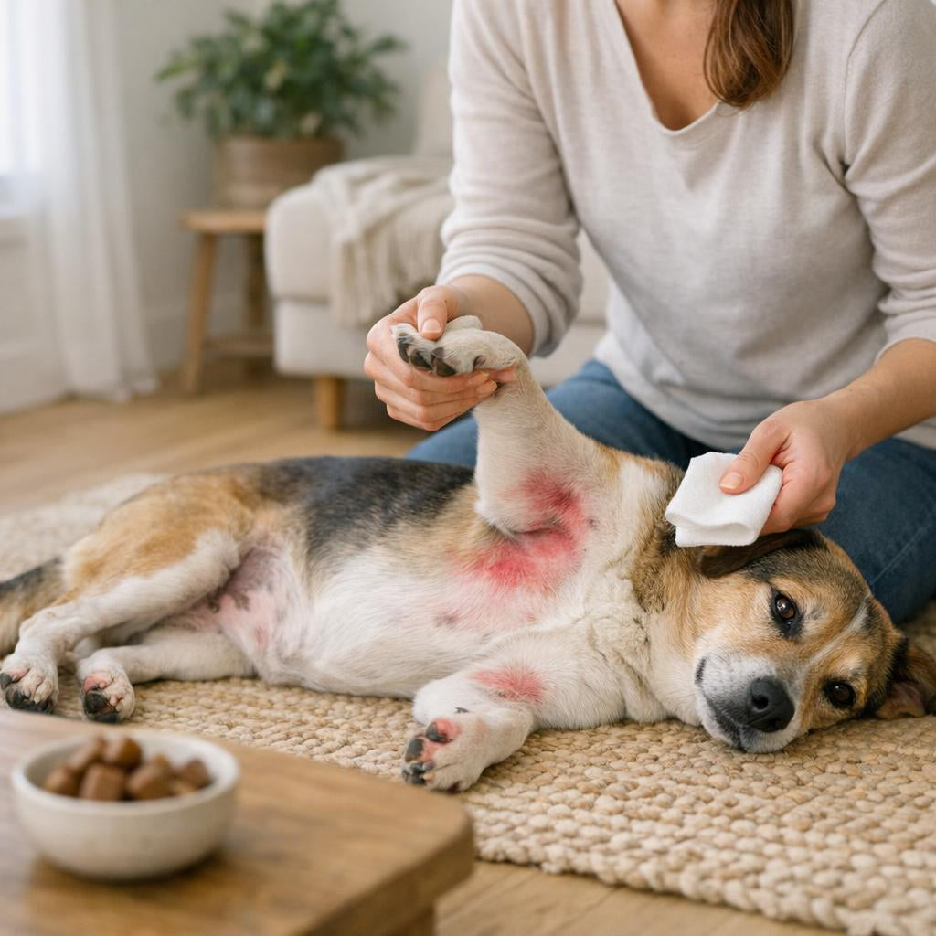 Contactallergie hond - symptomen, oorzaken en behandeling