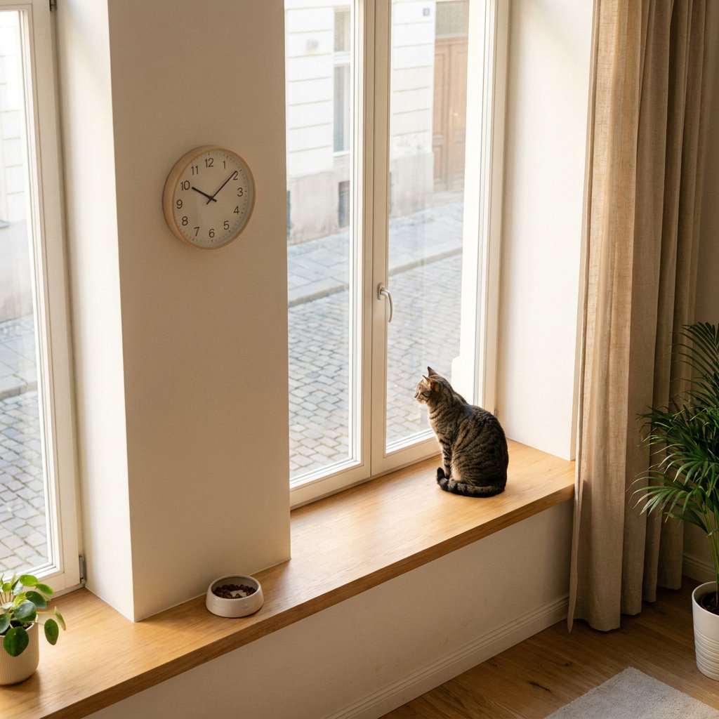 Hoe beleven katten tijd? Ritme, routine en alleen zijn