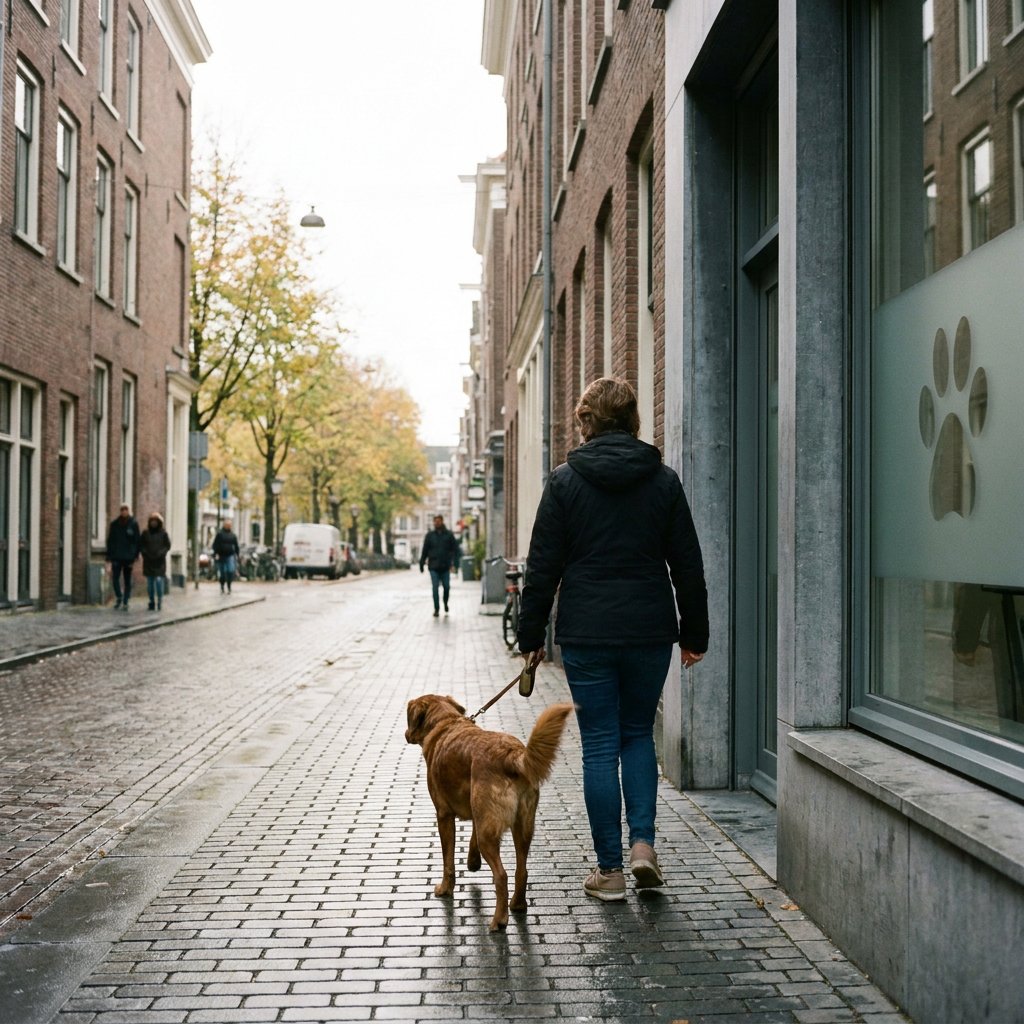 Hond wandelen voor dierenarts - slim, rustig en veilig voorbereiden
