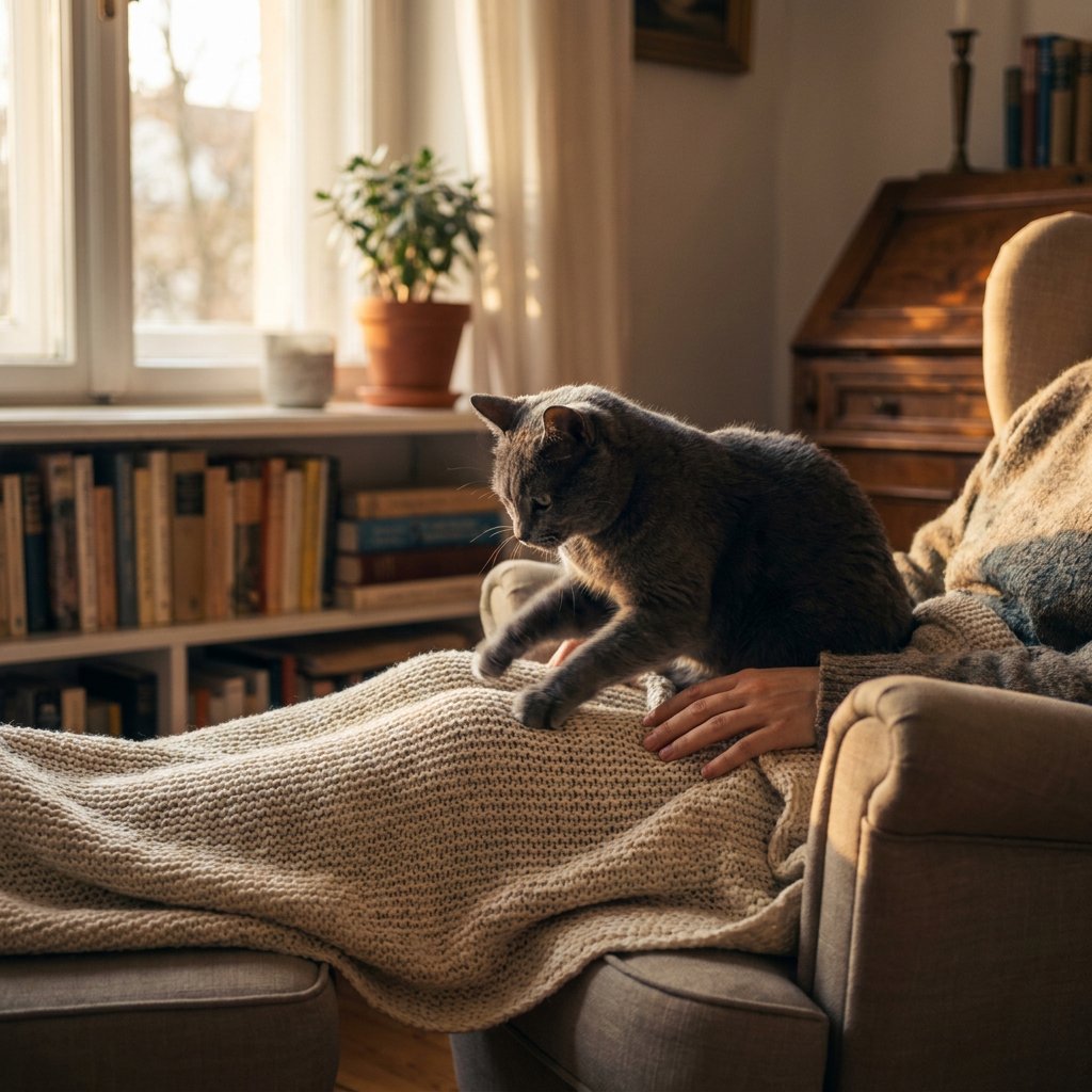 Kat kneedt: waarom doet je kat dat met haar pootjes?