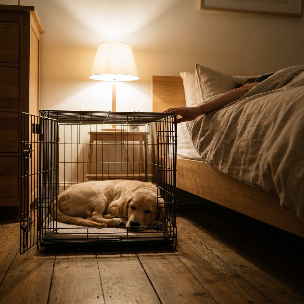 Puppy eerste nachten - zo help je je pup rustig door de nacht
