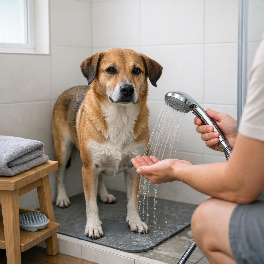 Temperatuur hond wassen: zo warm moet het water zijn