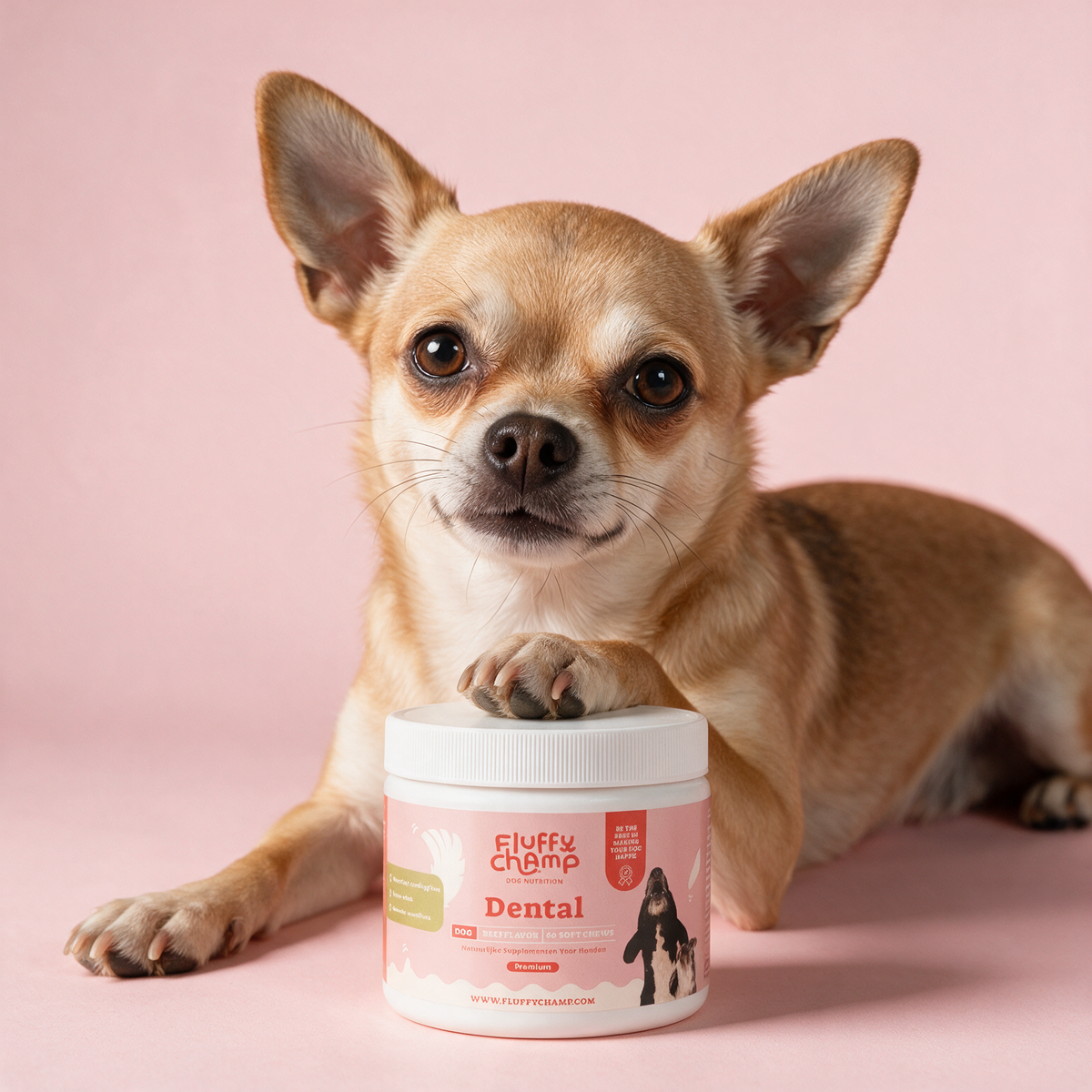Dental – 60 Honden Kauwsnoepjes - Rijk aan Eucalyptus & Bruine algen