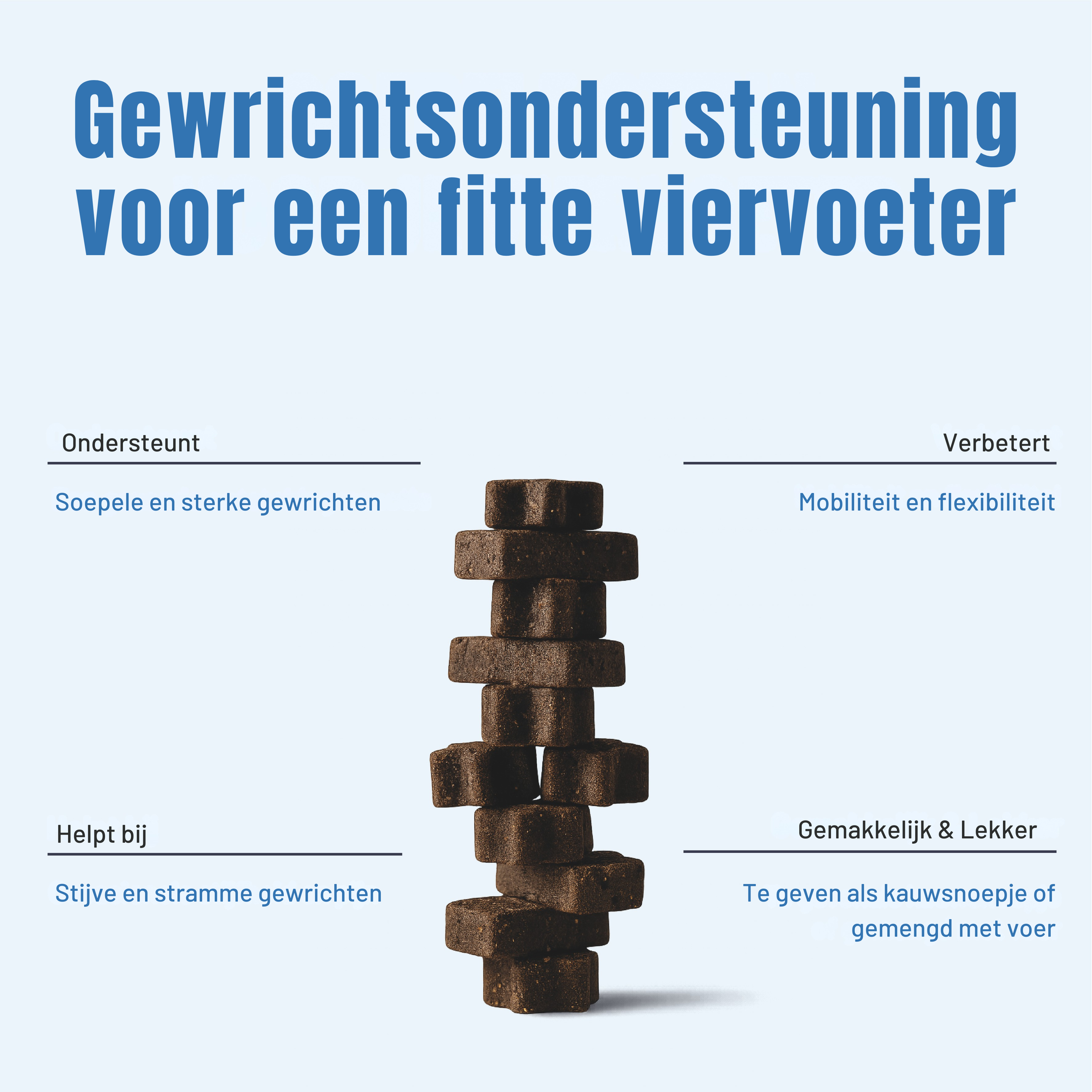 Hip & Joint Honden – 60 Kauwsnoepjes met Rundvlees