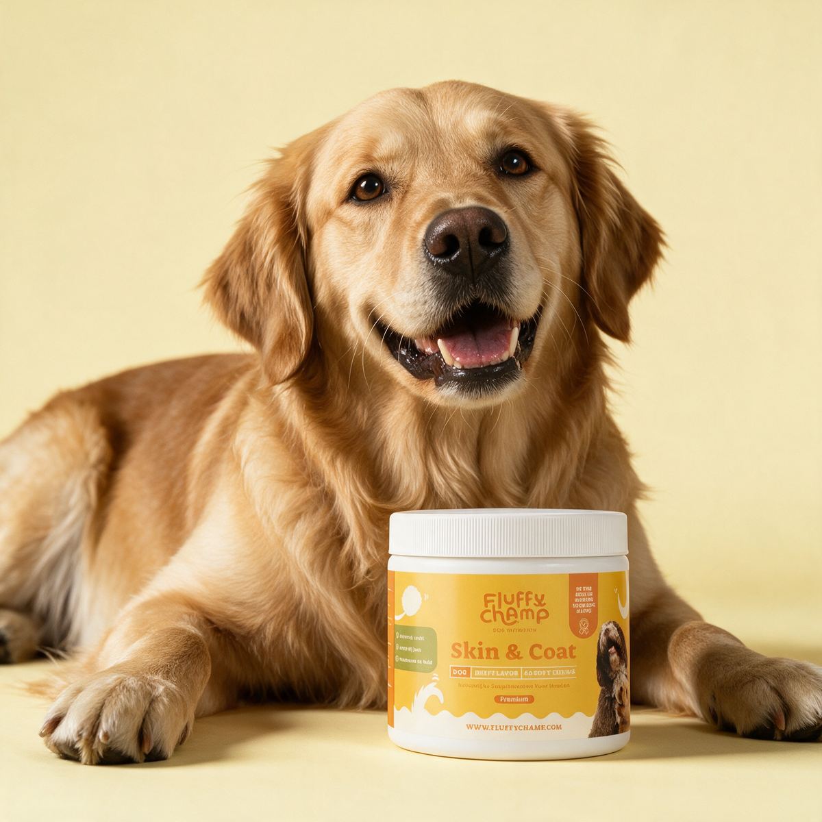 Haut & Fell – 60 Hunde Kauartikel - Reich an Biotin & Omega 3