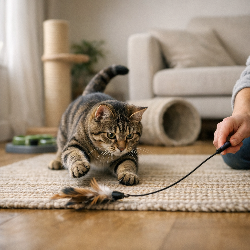 Spelen met je kat: tips, speelgoed en veilige spelregels