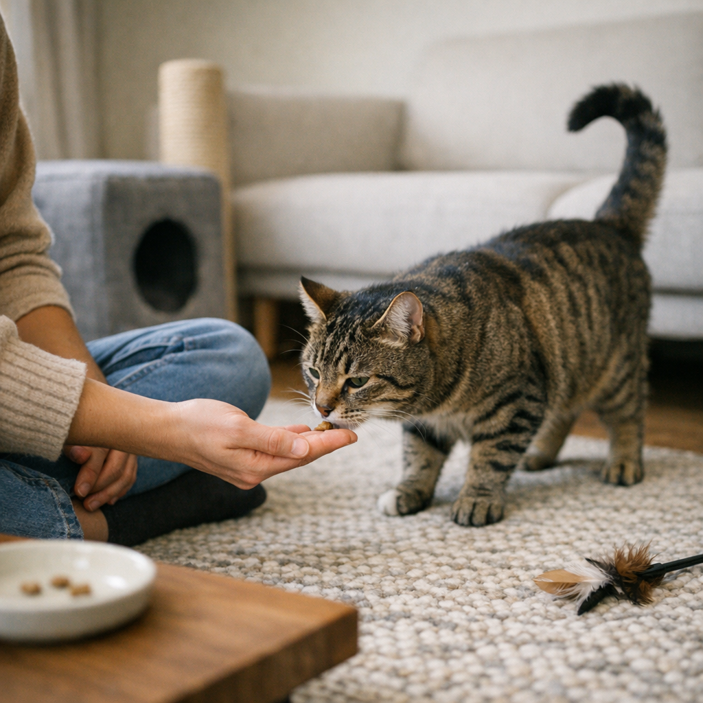 Vertrouwen van je kat winnen: tips, signalen en tijdlijn