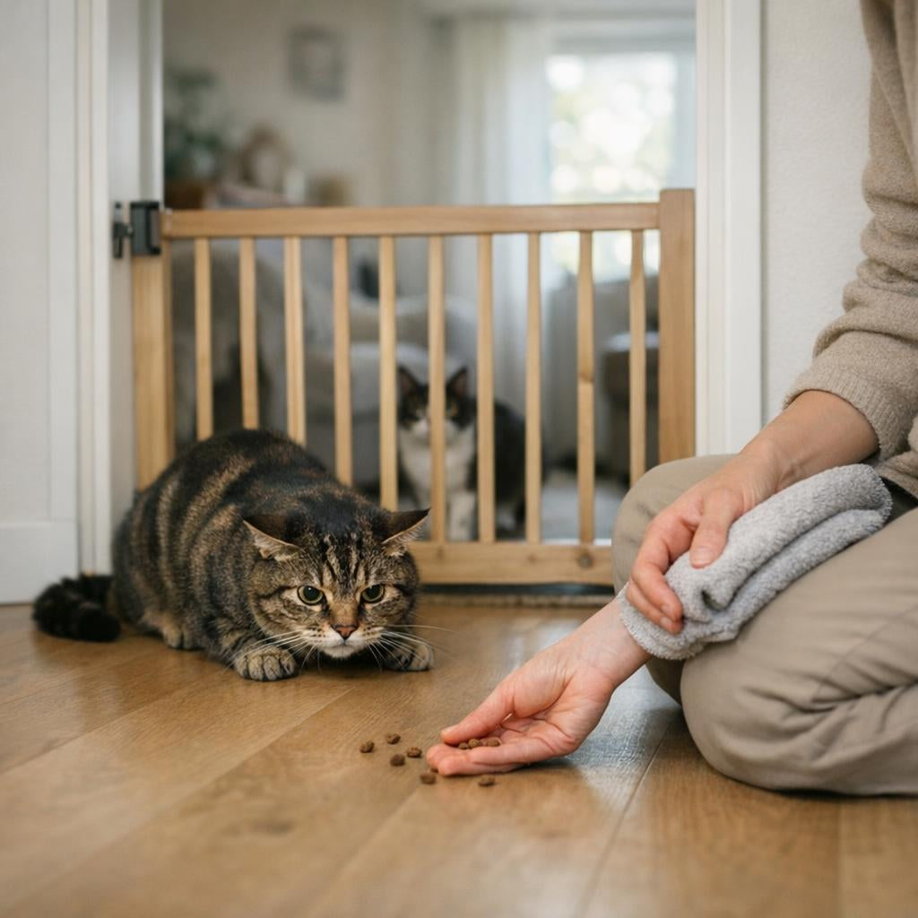 Agressieve kat aanpak: eerste hulp, oorzaken en oplossingen