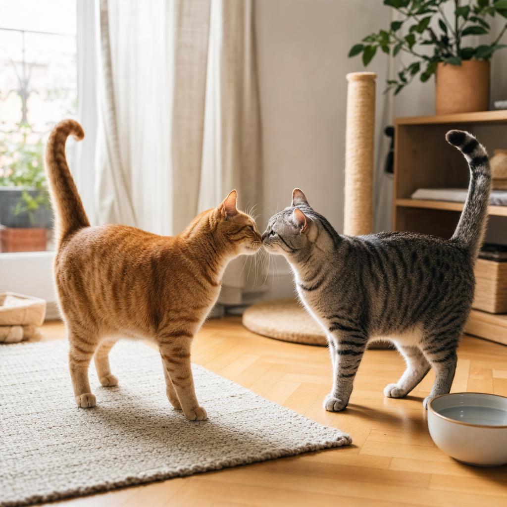 Hoe begroeten katten elkaar? Signalen en betekenis