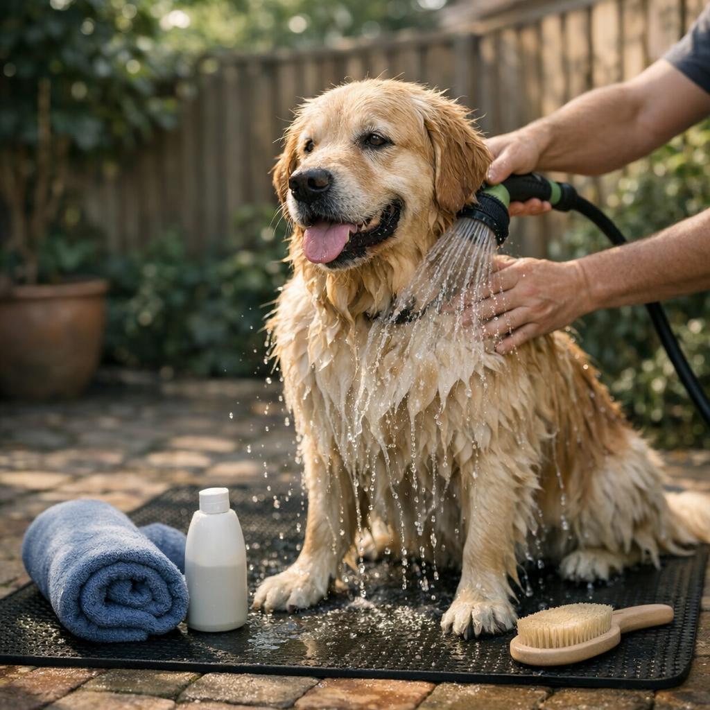 Hond buiten wassen: veilig, slim en zonder stress