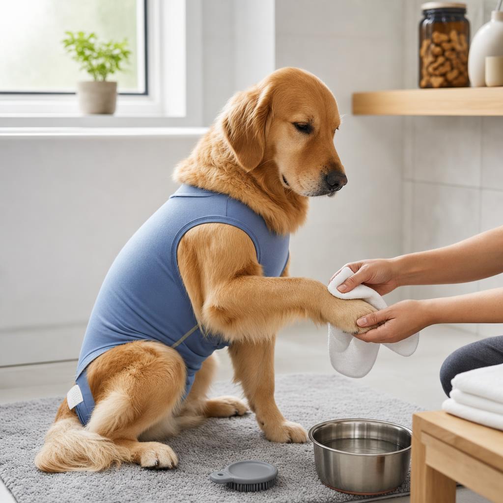 Hond wassen na operatie? Dit is het veilige moment