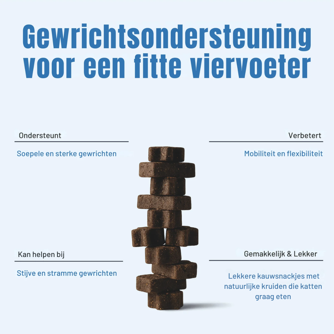 Hip & Joint Katten – 90 Kauwsnoepjes met Vis